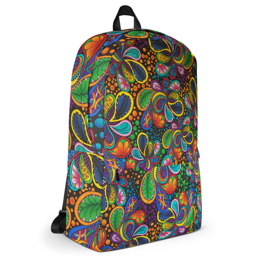 Psychedelic - Womens - Backpack - African - Ankara Pattern