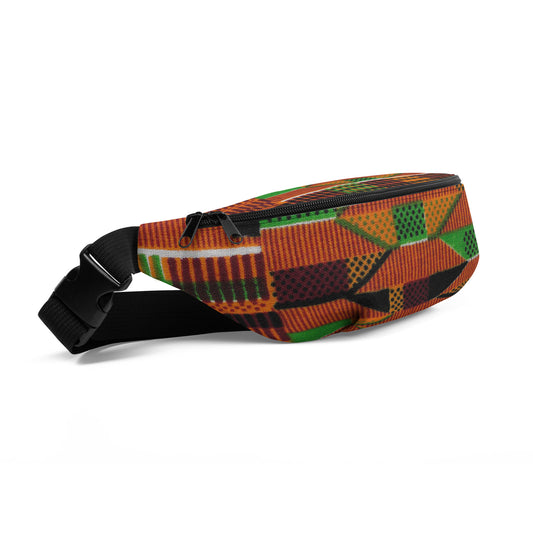 Traditional - Fanny Pack - African - Kente Pattern