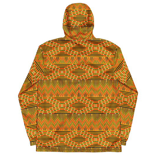 Colors of Africa - Mens - Windbreaker - African - Kente Pattern