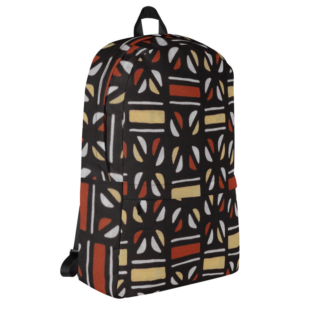 Coffee Bean - Unisex - Backpack - African - Tribal Pattern - Backpacks - KumbatiaKulture