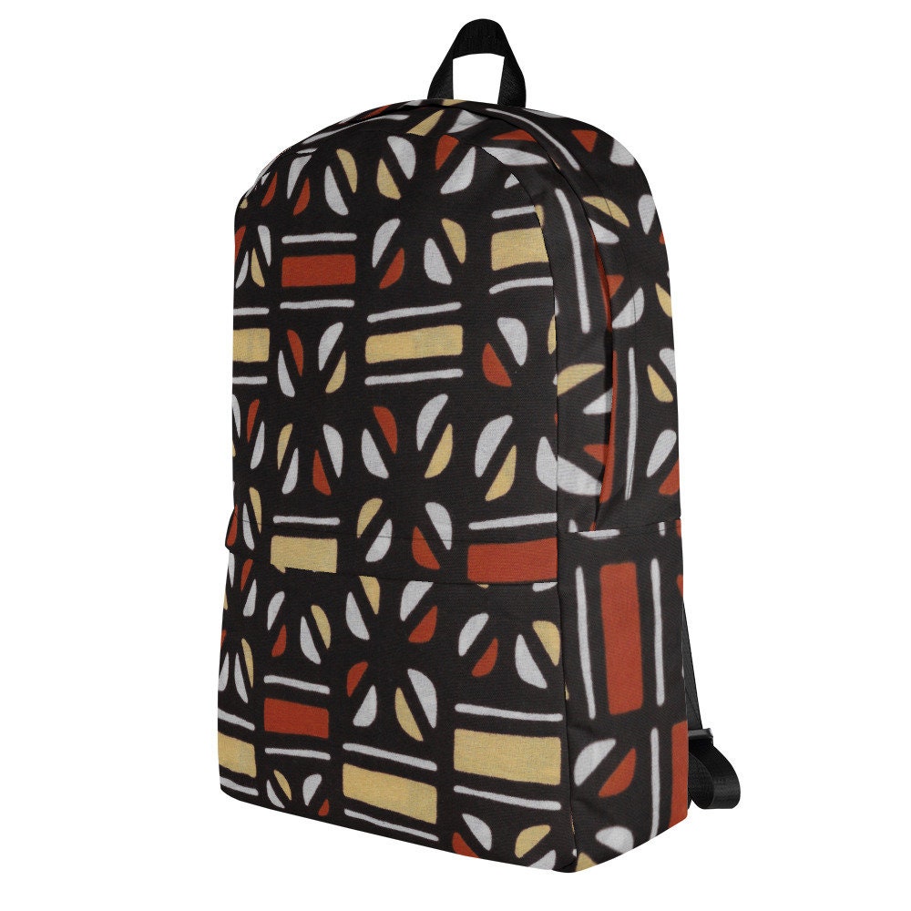 Coffee Bean - Unisex - Backpack - African - Tribal Pattern - Backpacks - KumbatiaKulture