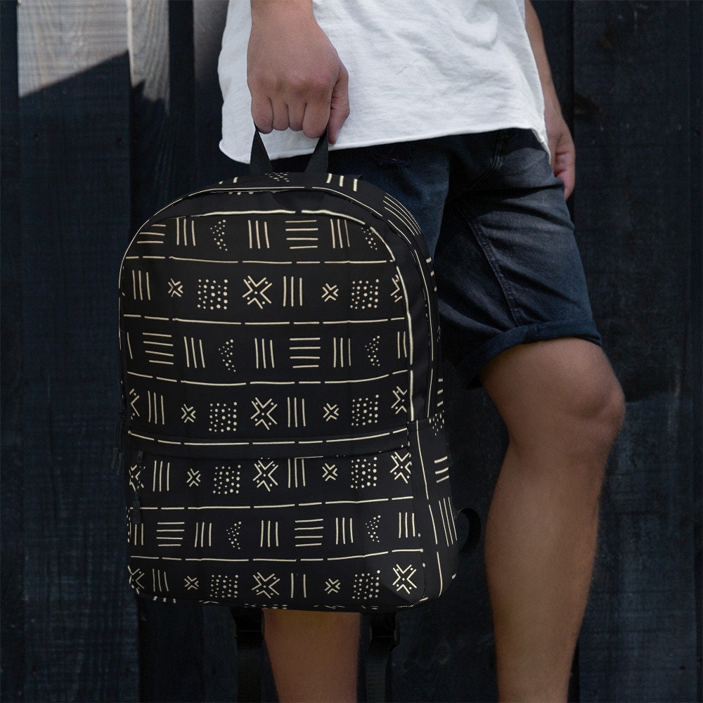 Authentic - Unisex - Backpack with inside Laptop pocket - African - Tribal Pattern - Backpacks - KumbatiaKulture