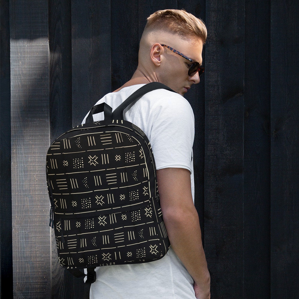 Authentic - Unisex - Backpack with inside Laptop pocket - African - Tribal Pattern - Backpacks - KumbatiaKulture