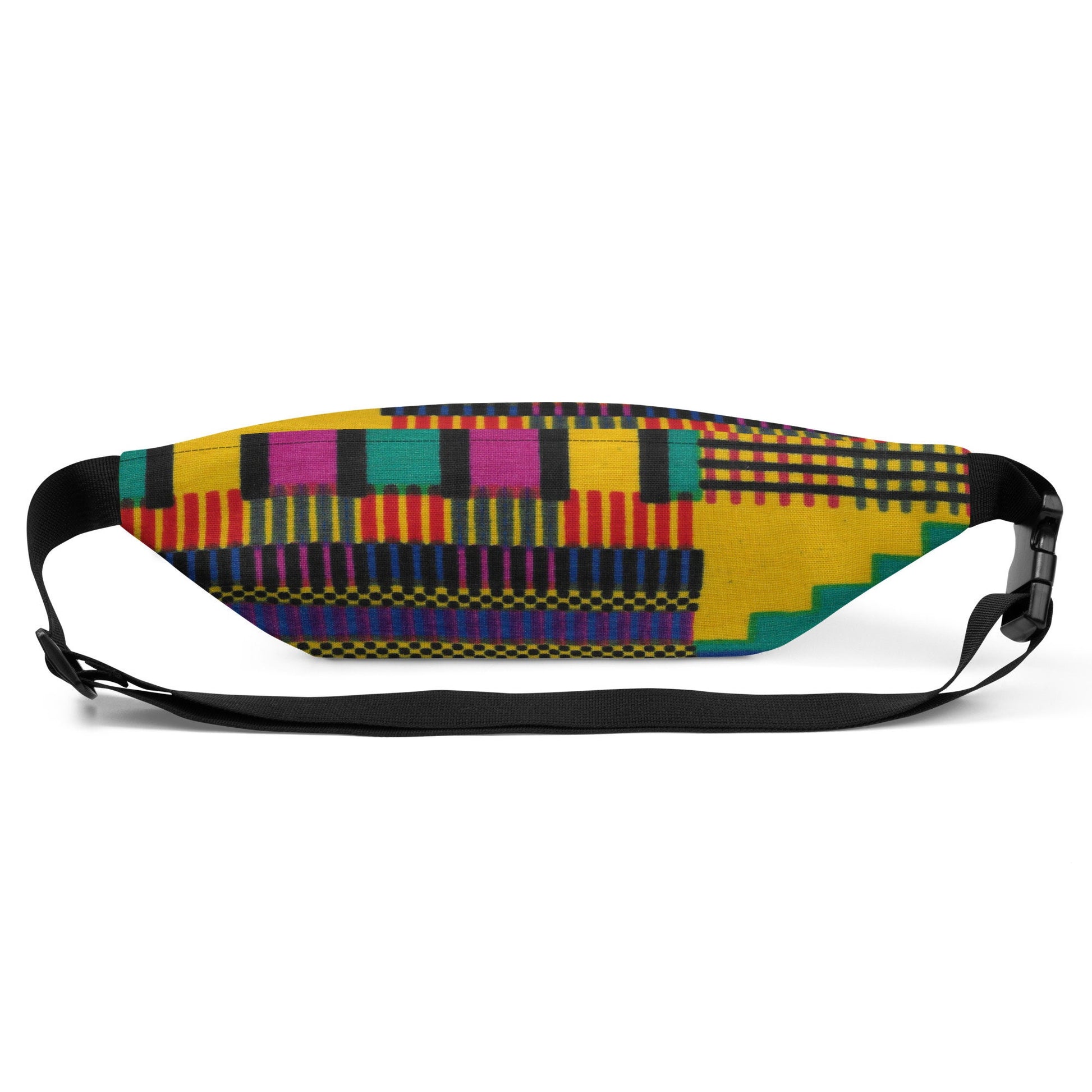 Jabali - Unisex - Fanny Pack - African - Kente Pattern - Fanny Packs - KumbatiaKulture