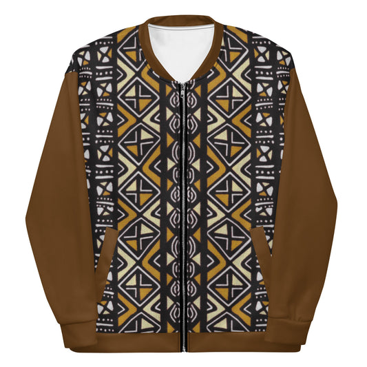 Afrocentric Trible Print Men&#39;s Bomber Jacket