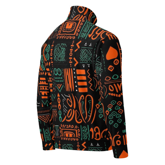 Track jacket, Mud Cloth design