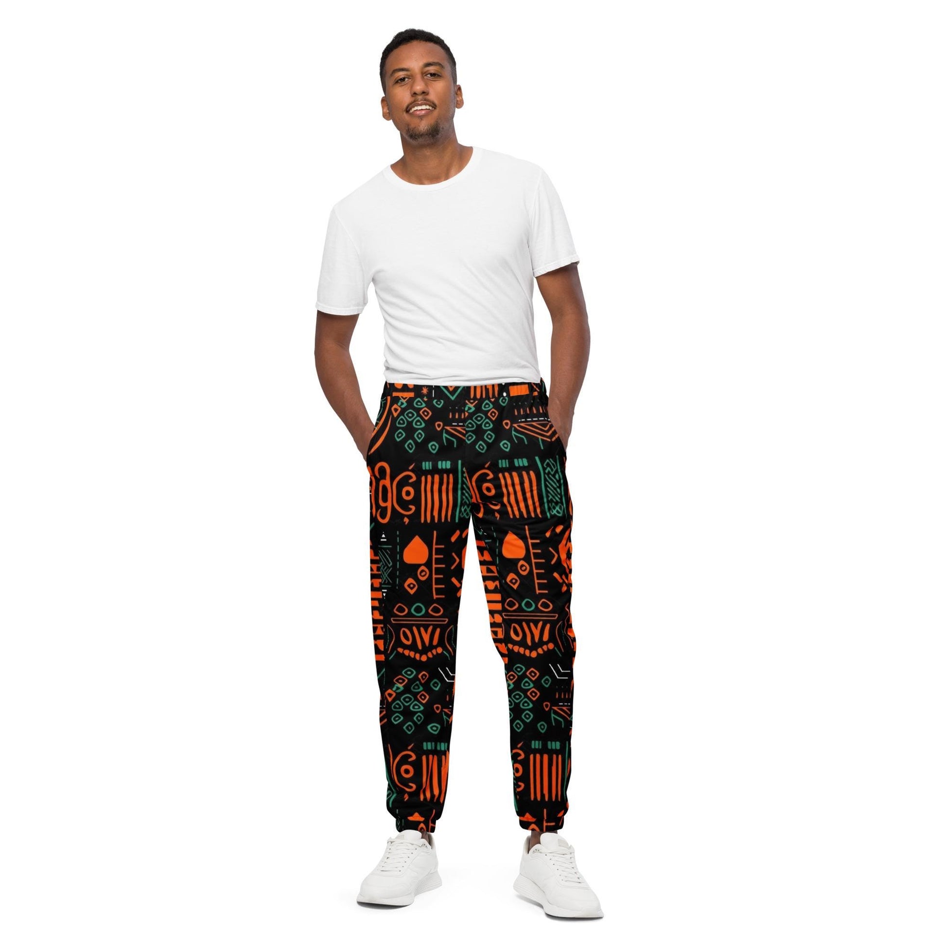 Track pants Mud cloth design