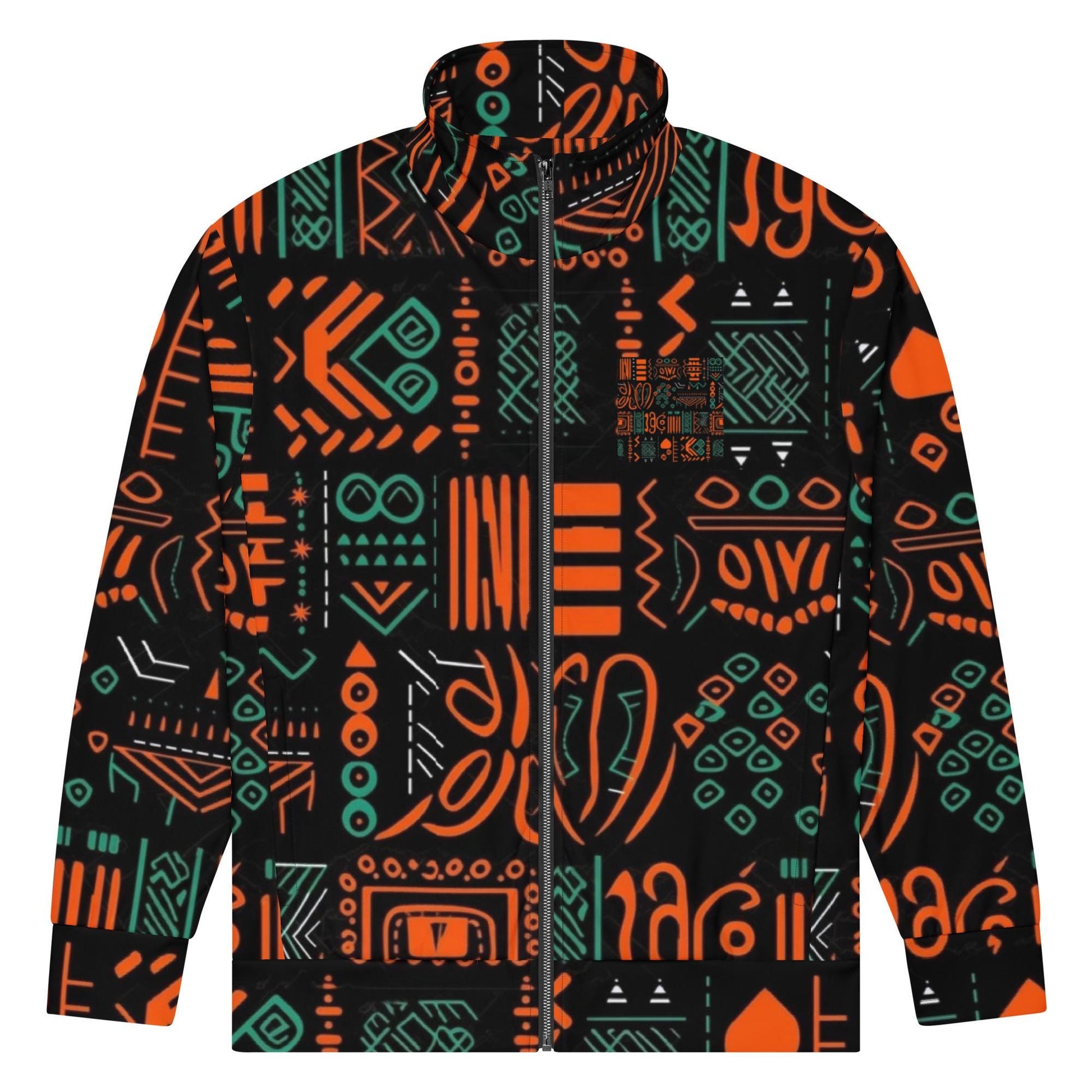 Track jacket, Mud Cloth design