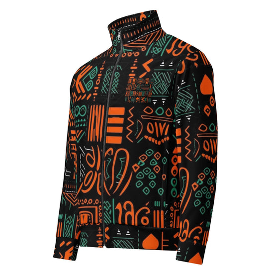 Track jacket, Mud Cloth design