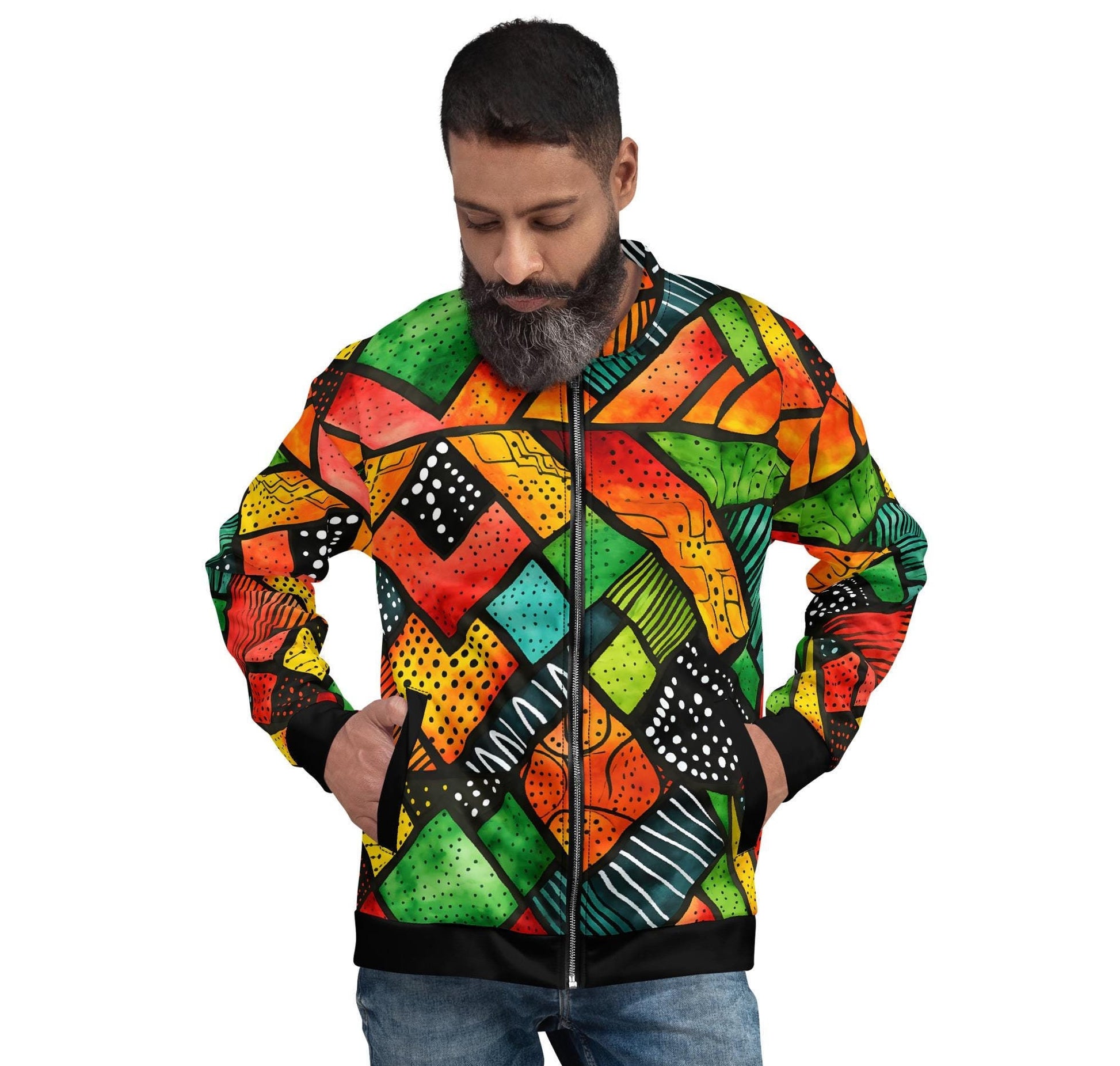 Kwanzaa Festival Bomber Jacket