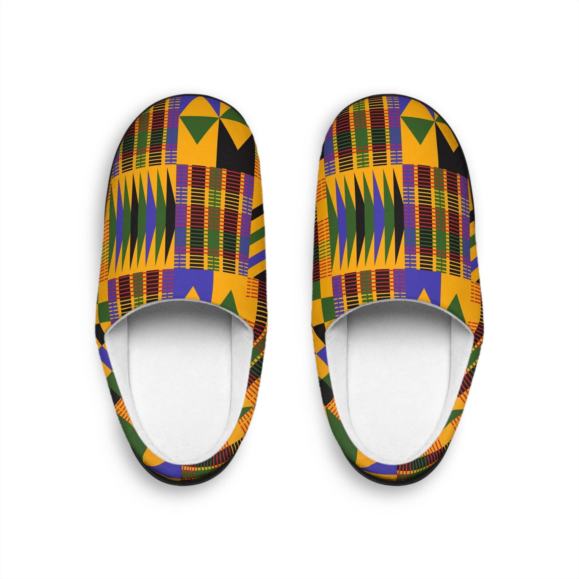 Roots - Womens - Indoor Slippers - African - Kente Pattern