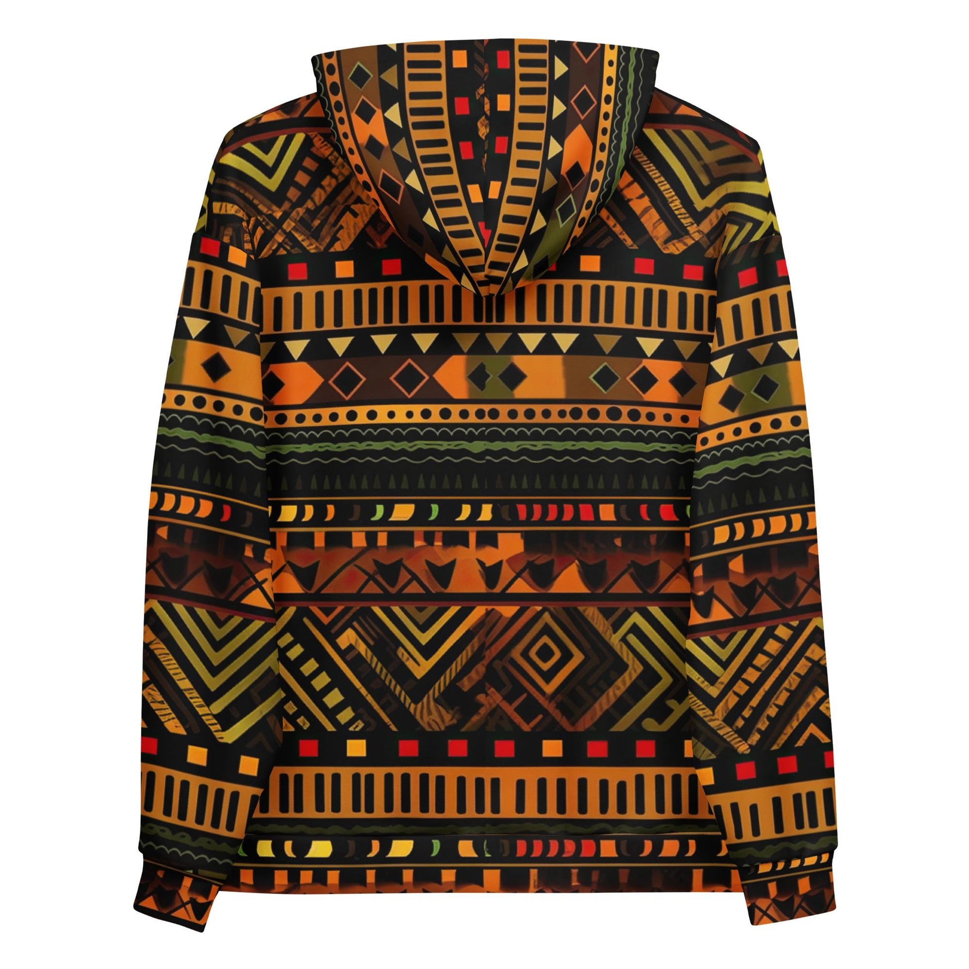 Grolden - Mens - Hoodie - African Ankara Pattern