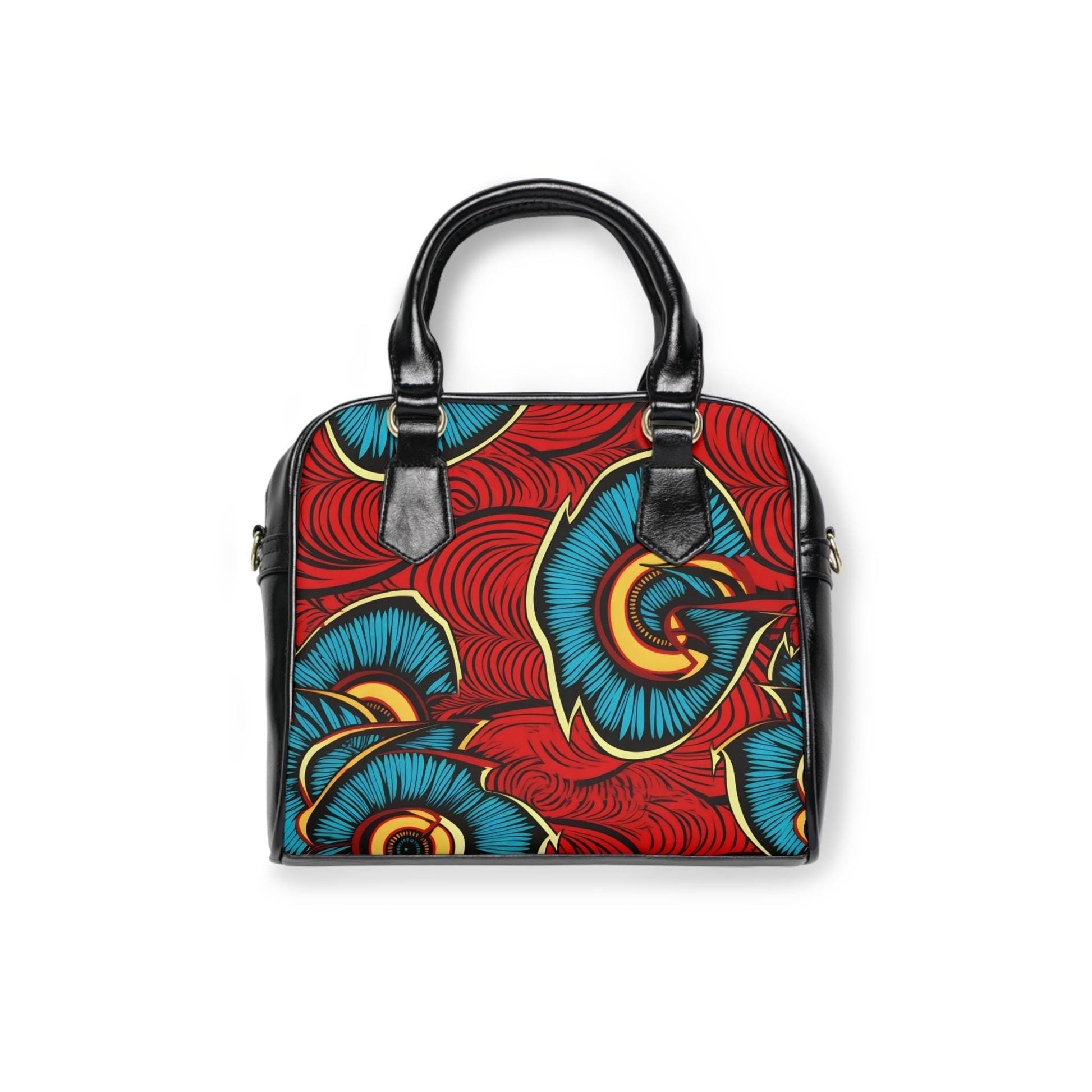 Blissful Breeze - Womens - Shoulder Handbag - African - Ankara Pattern