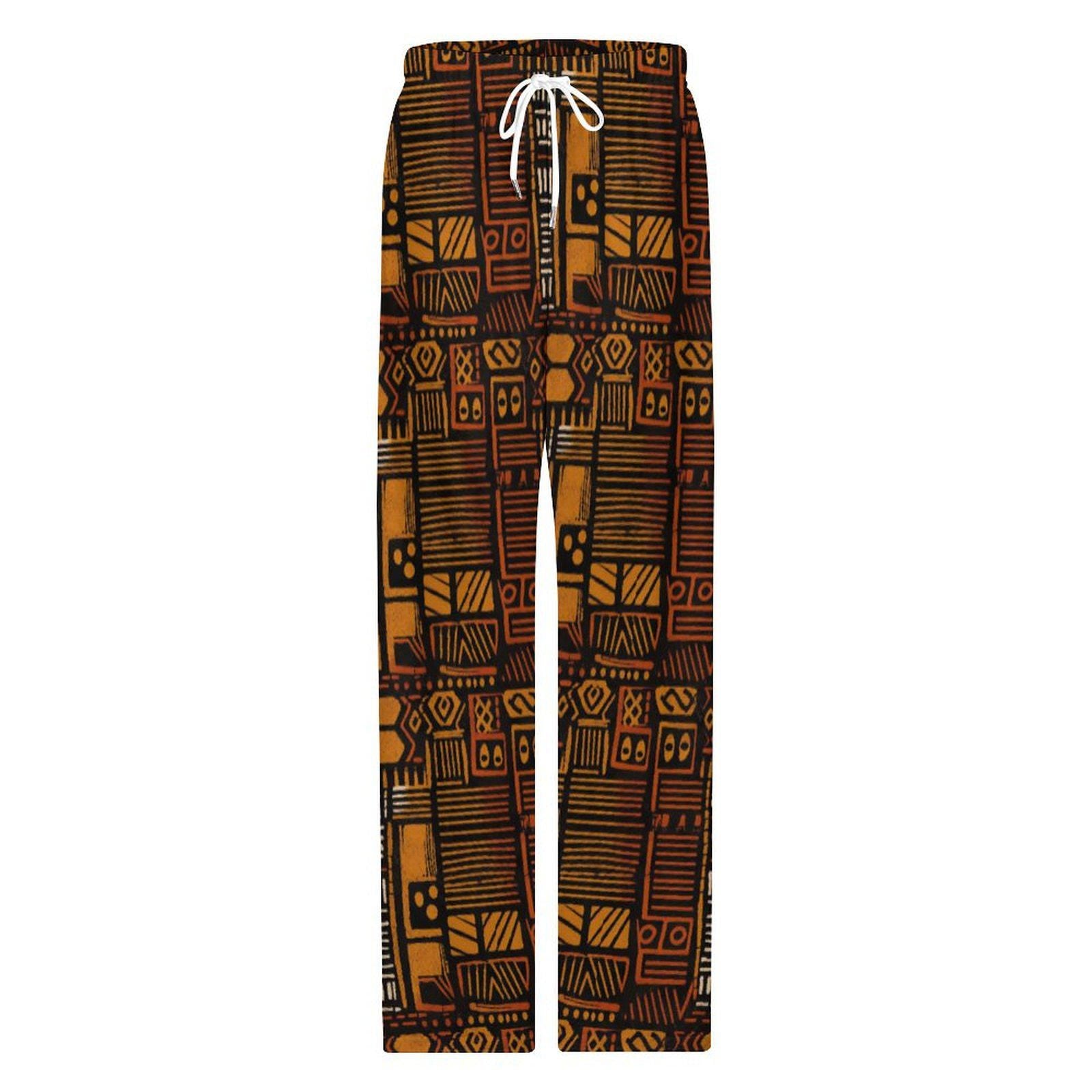 170gsm Faux Cotton Men's Pajamas Pants LM071 (All-Over Printing) - Pants - KumbatiaKulture