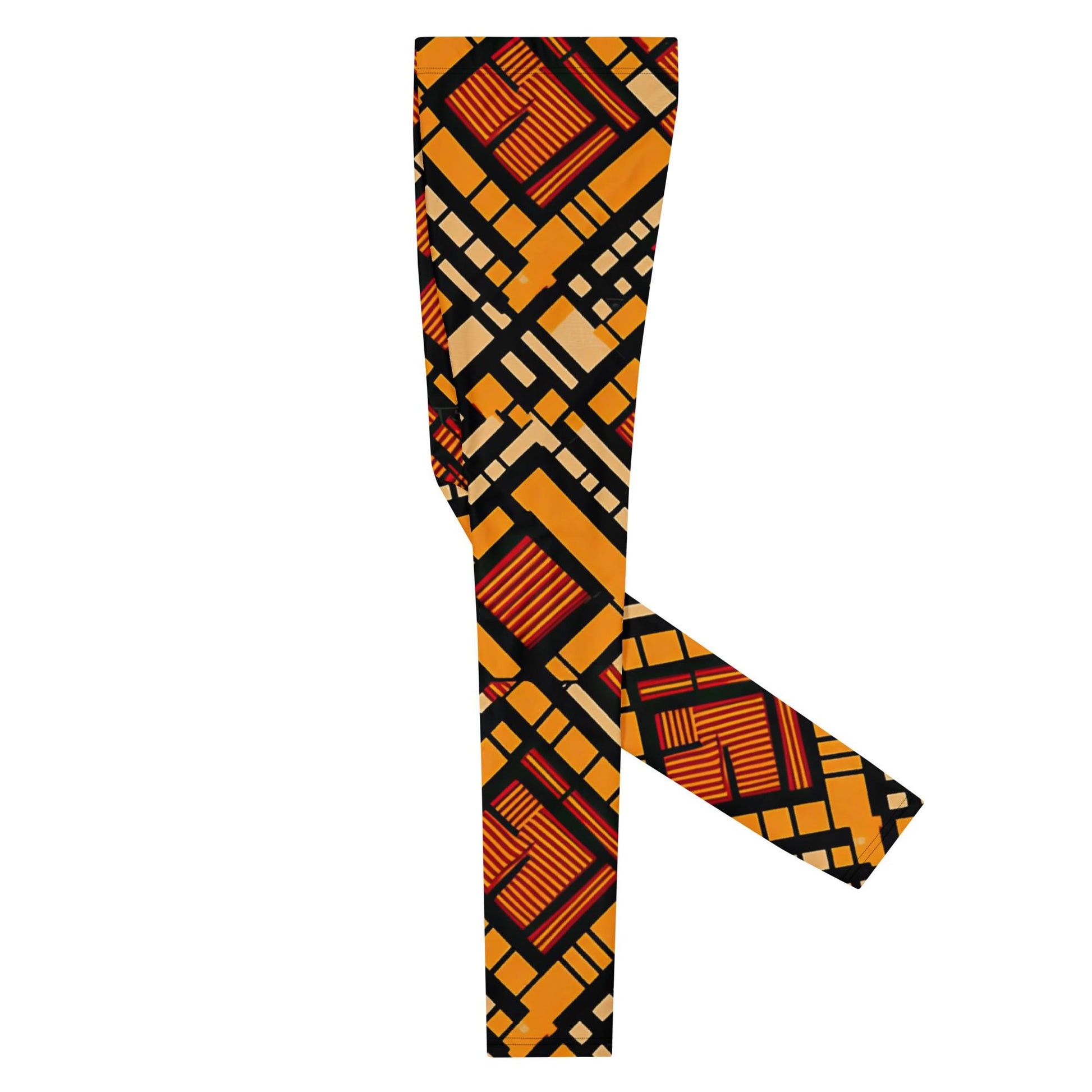 Warm up - Men&#39;s - Leggings - African - Mud Cloth Pattern