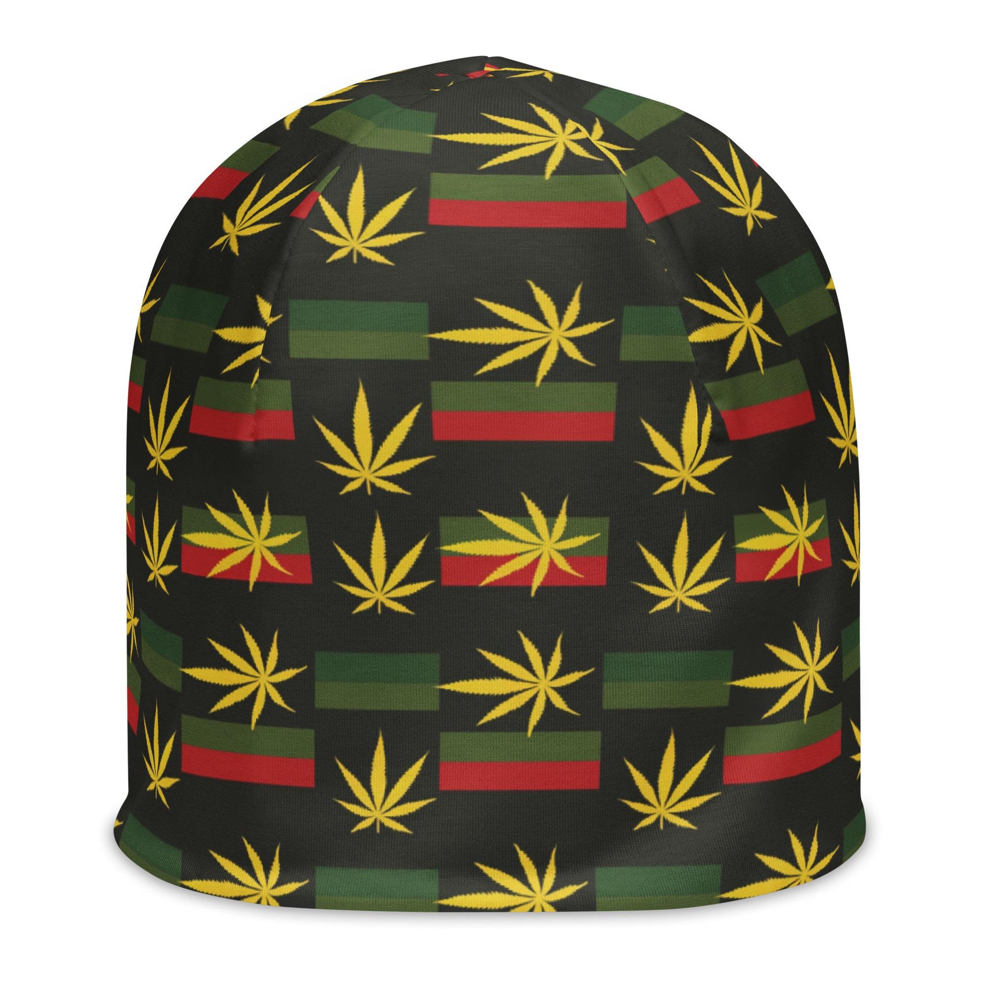 Jammin - Mens - Beanie - Jamaican - Rastafarian Pattern