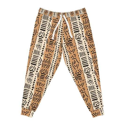 African Chic -Mens -   Athletic Joggers - African Mud cloth Pattern