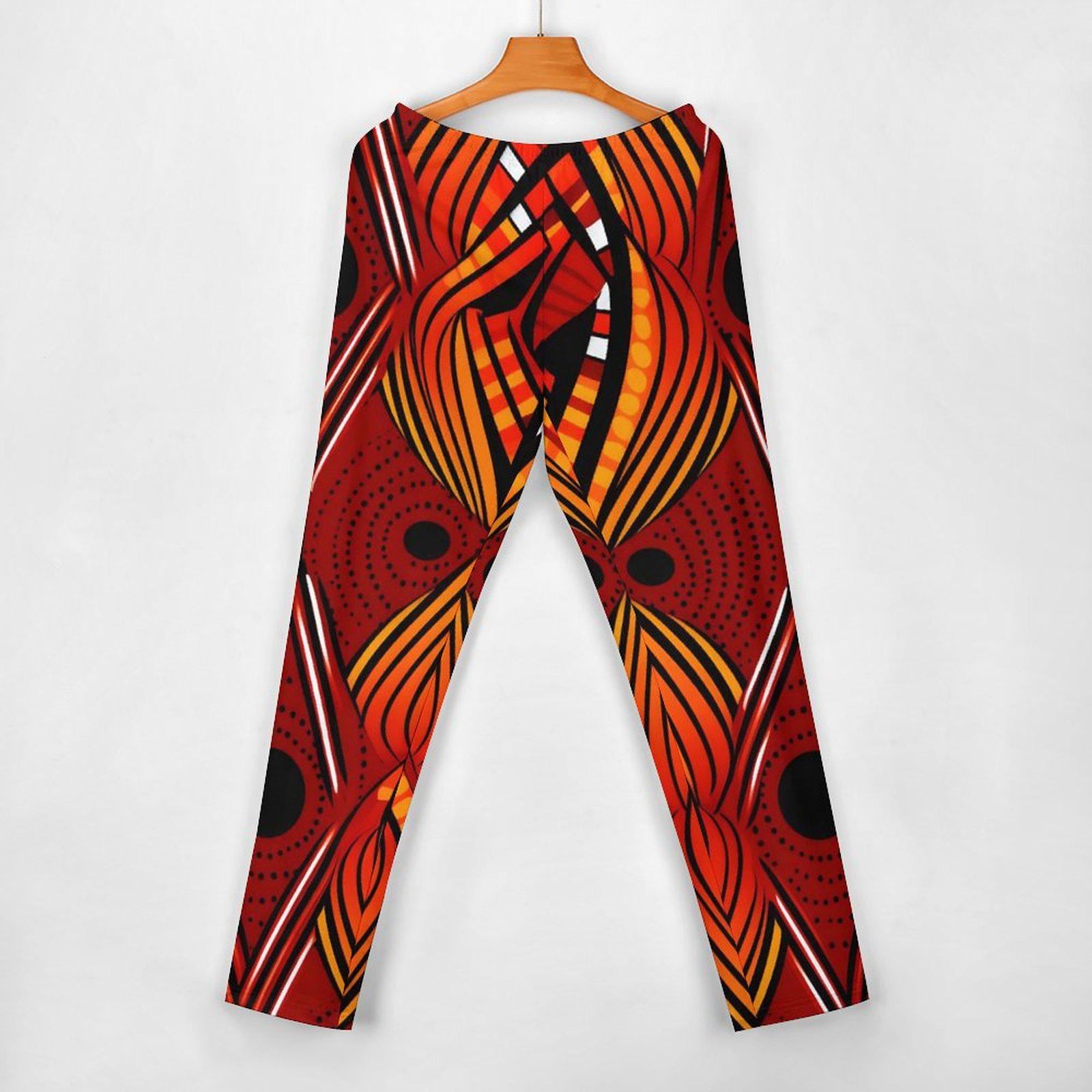 Flames - Womens - Shoulder - Kurta - Kurti - Two Piece Set - African - Ankara Pattern