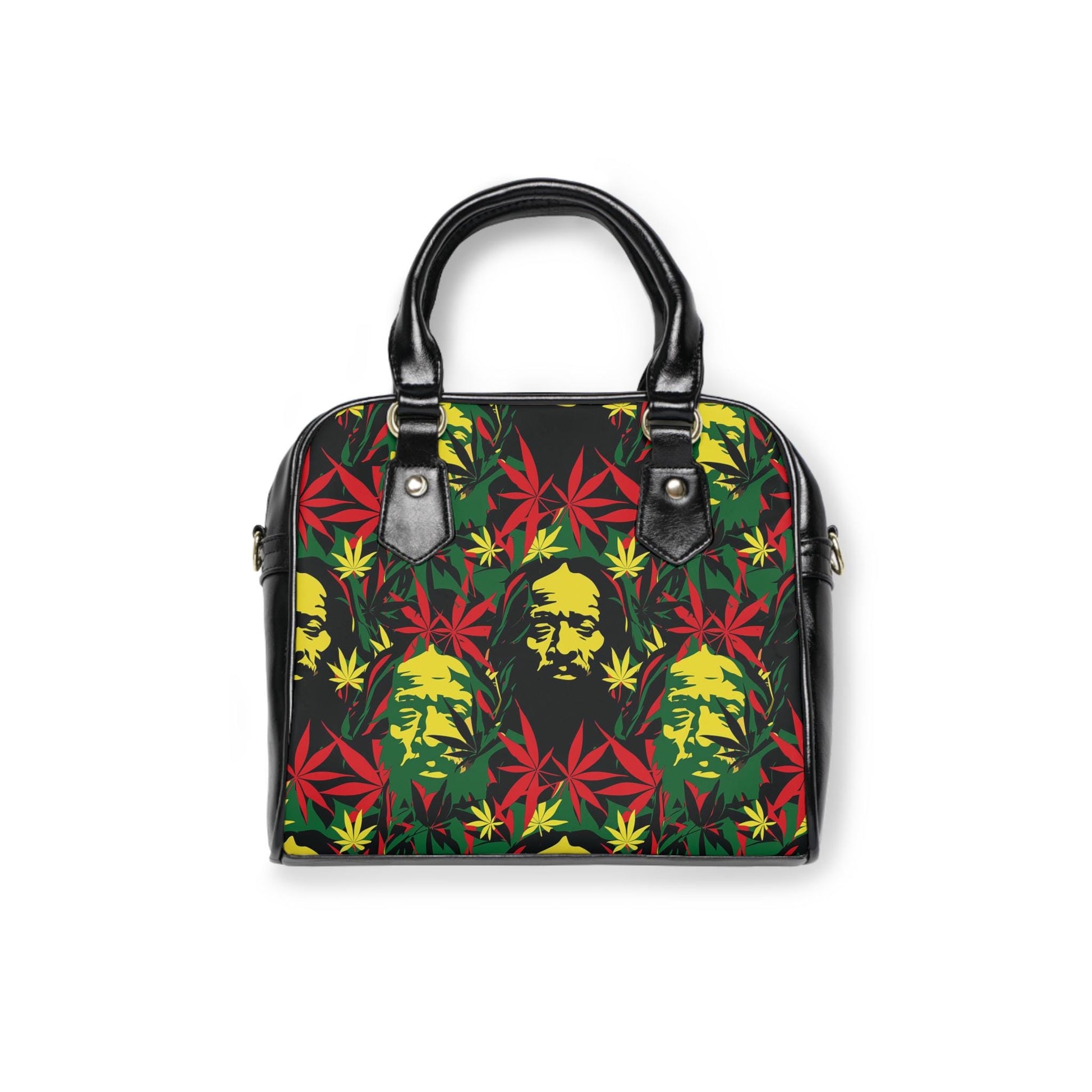 Sage - Womens - Shoulder Handbag - Jamaican - Rastafarian pattern - Shoulder Bags - KumbatiaKulture