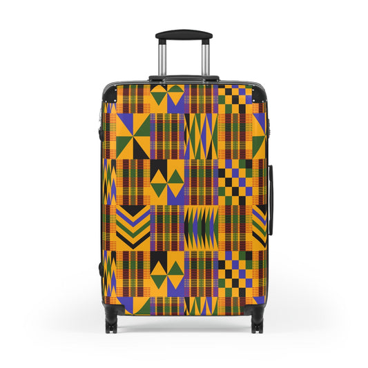 Roots - Travel Suitcase - African - Kente Pattern