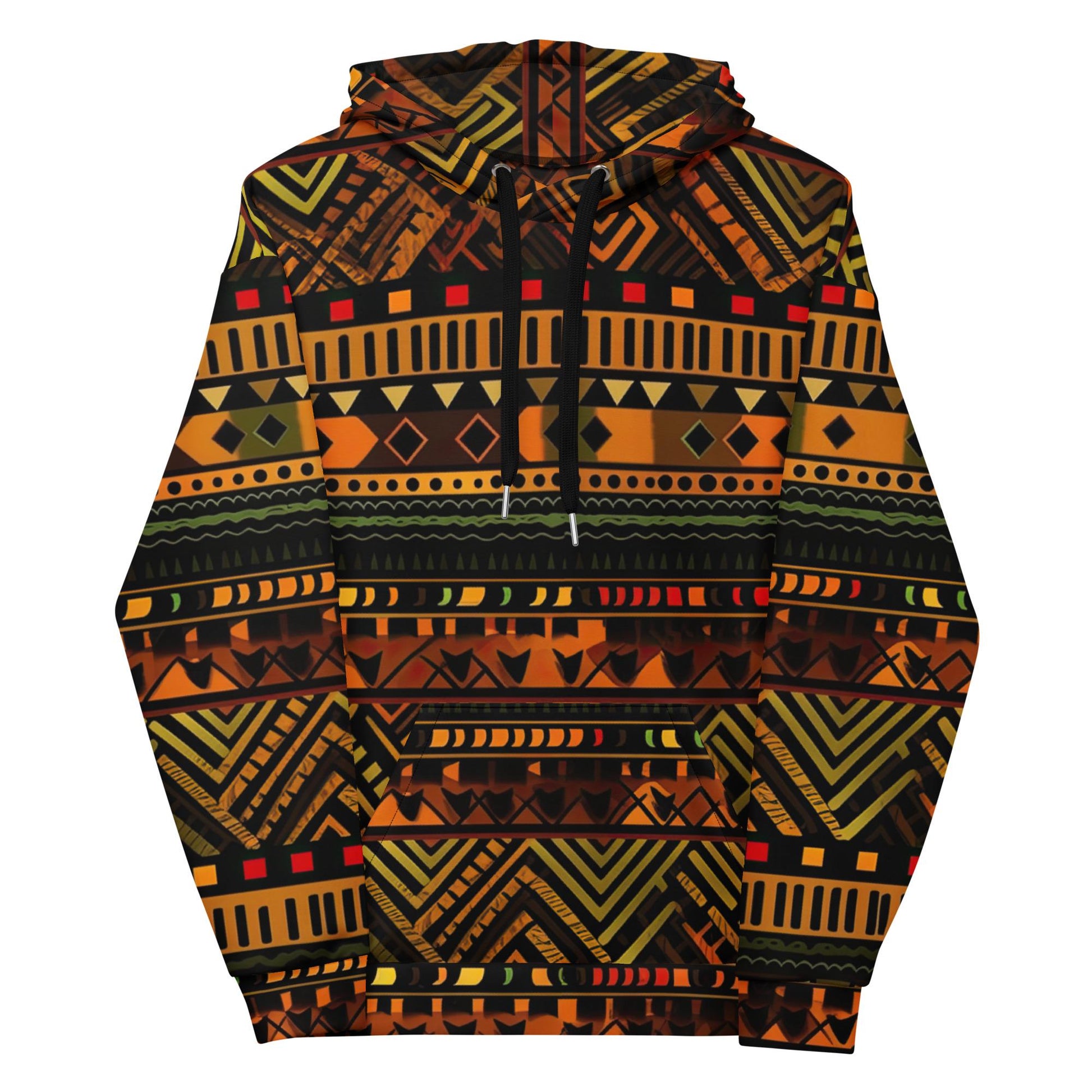 Grolden - Mens - Hoodie - African Ankara Pattern