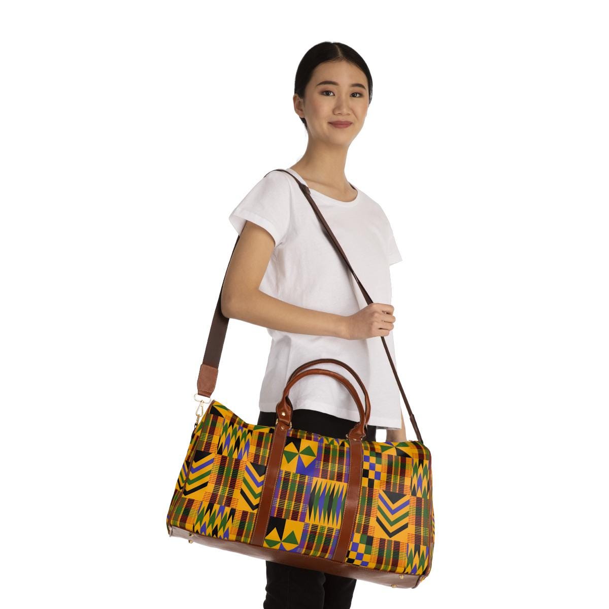 Roots - Travel Bag - African - Kente Pattern