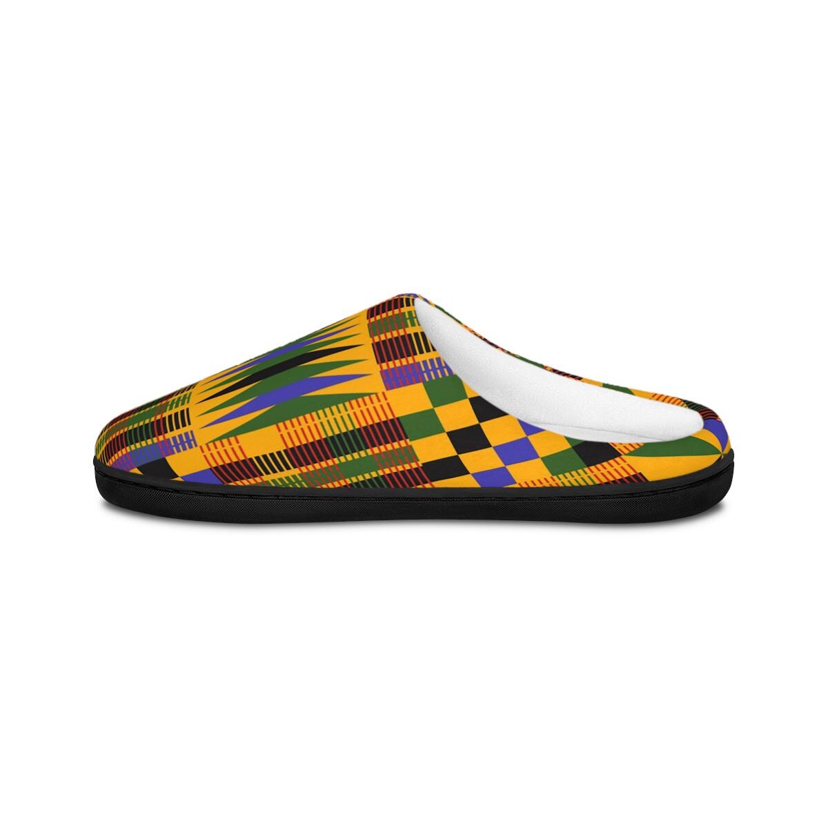 Roots - Womens - Indoor Slippers - African - Kente Pattern