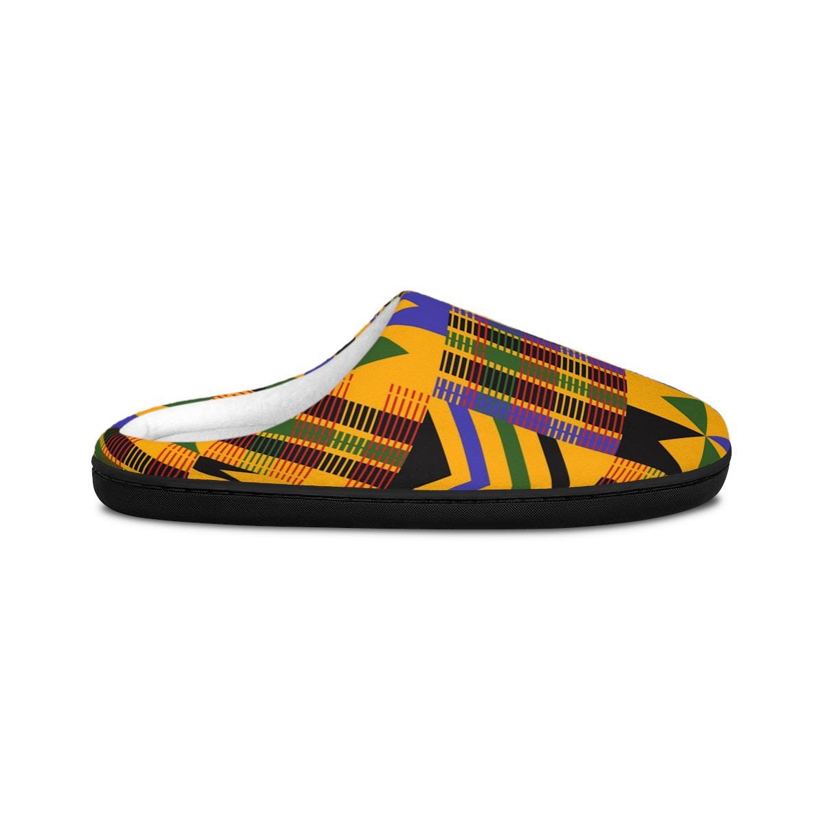 Roots - Womens - Indoor Slippers - African - Kente Pattern