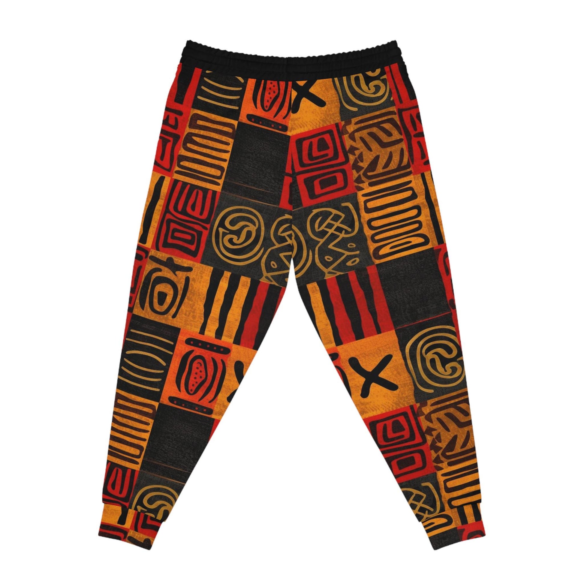 Kings Men - Mens - Athletic Joggers - Afrcian - Mud Cloth Pattern - Pants - KumbatiaKulture