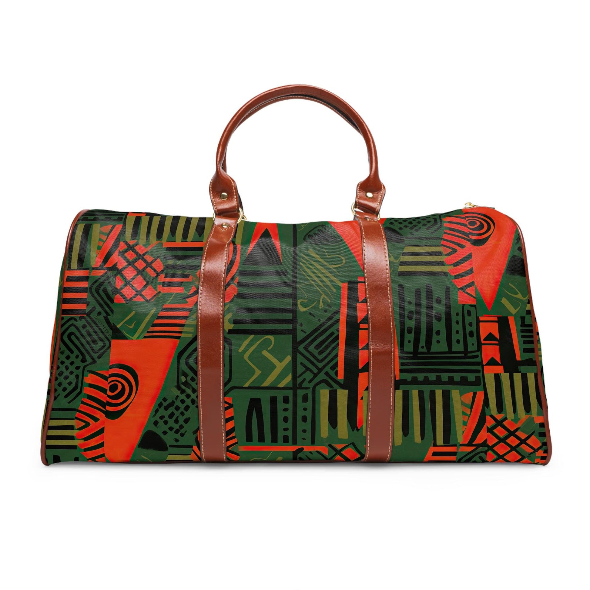 illusion - Waterproof Travel Bag - African - Kente Pattern - Duffel Bags - KumbatiaKulture