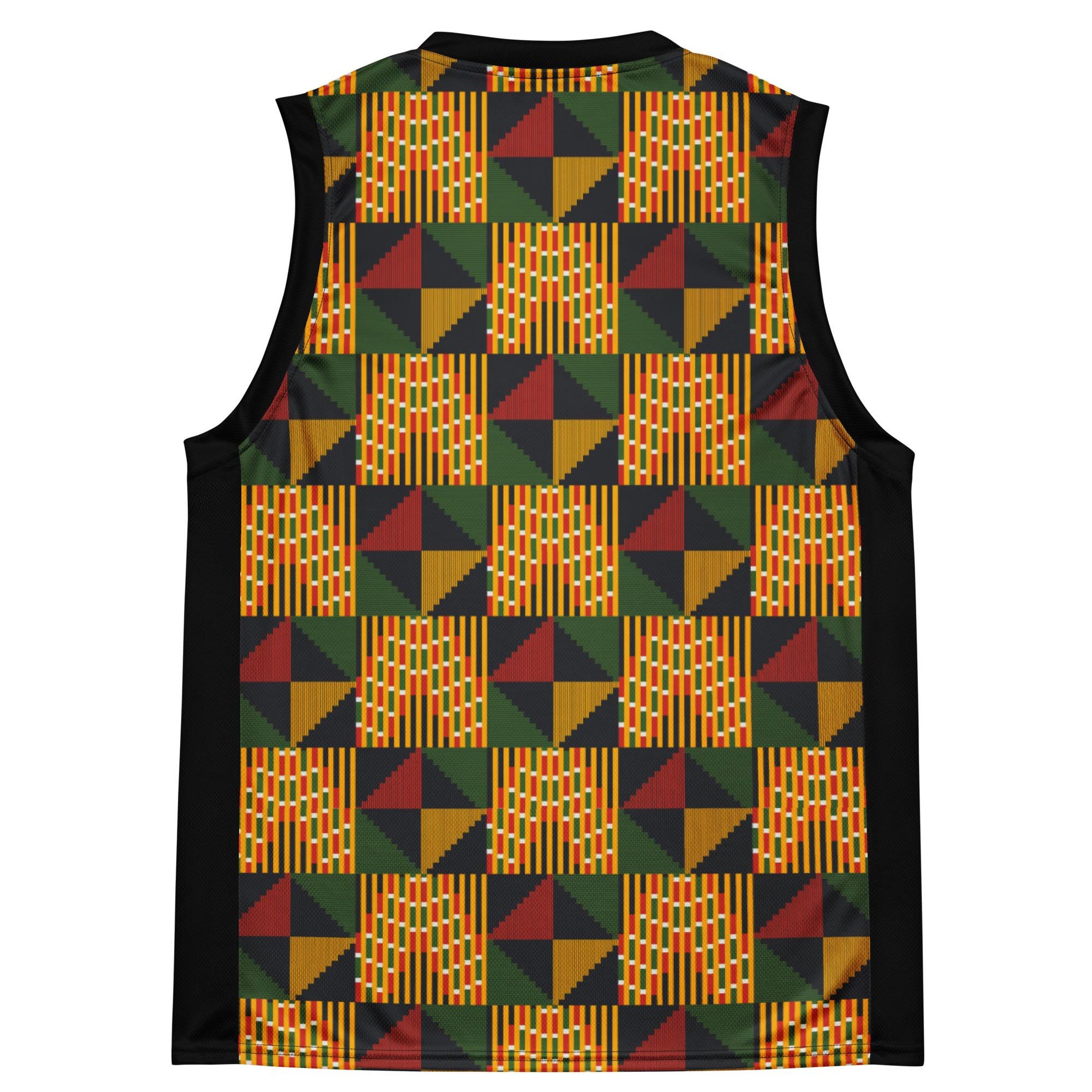 Pyramid - Mens - Basketball Jersey - African - Kente Pattern