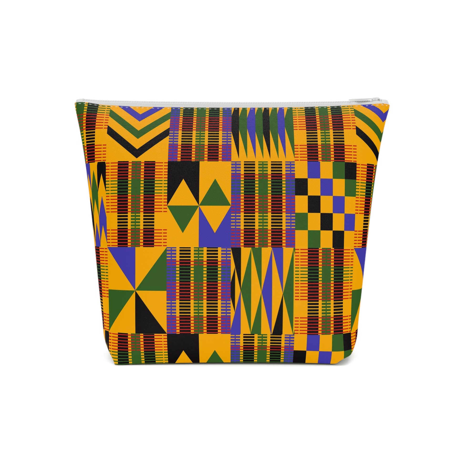 Roots - Womens - Cosmetic Bag - African - Kente Pattern - Cosmetic Bags - KumbatiaKulture