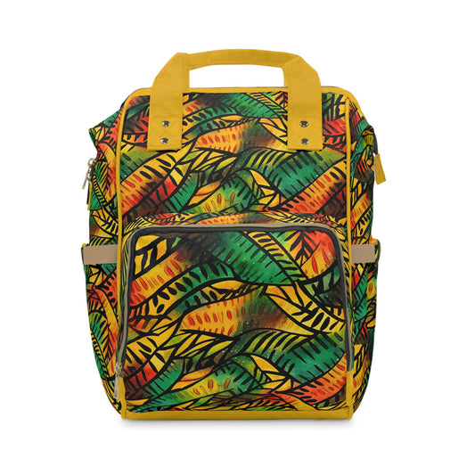 Passion Fruit - Womens - Diaper Bag - African - Kwanzaa Pattern - Backpacks - KumbatiaKulture