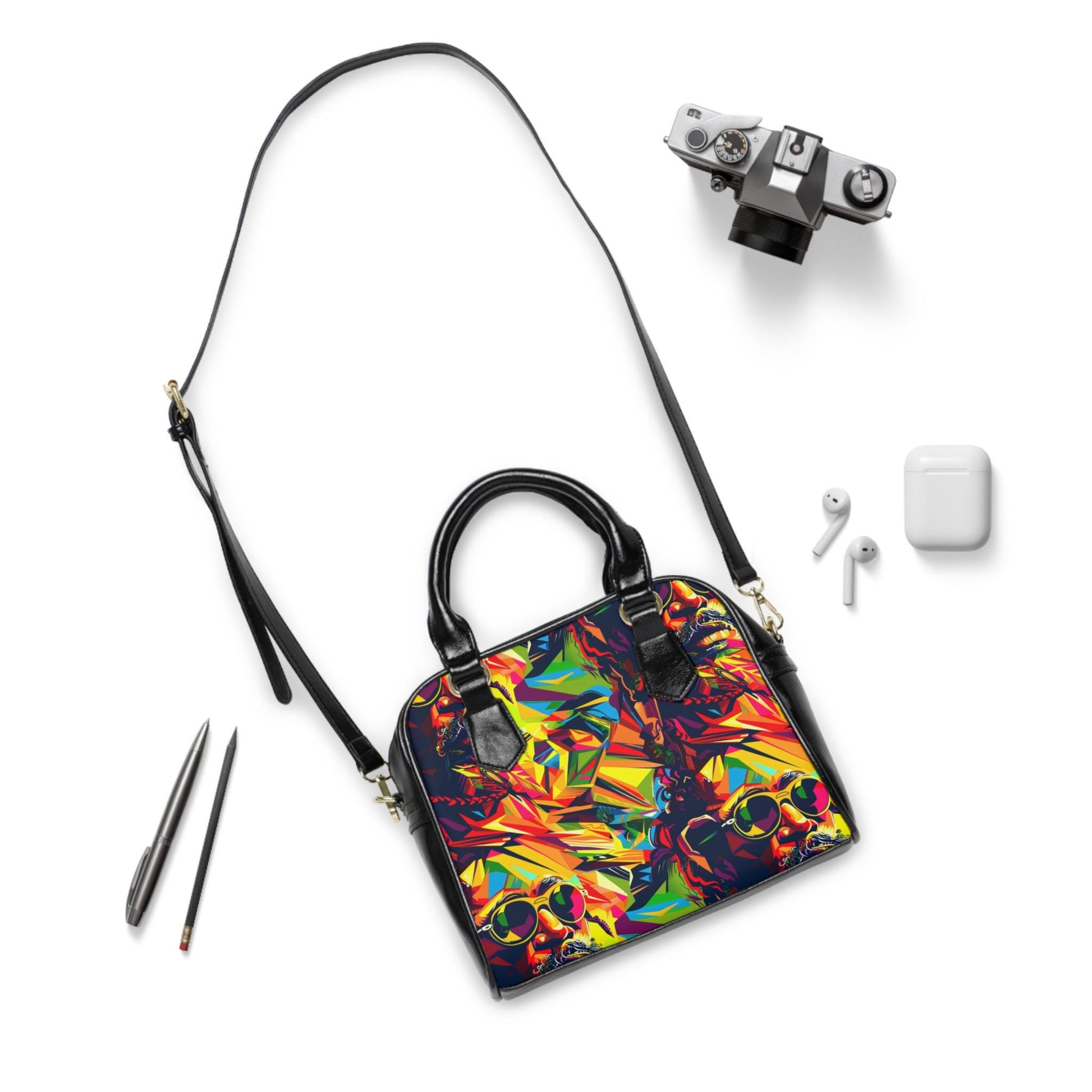 Freedom - Womens - Shoulder Handbag - Jamaican - Rastafarianism Pattern