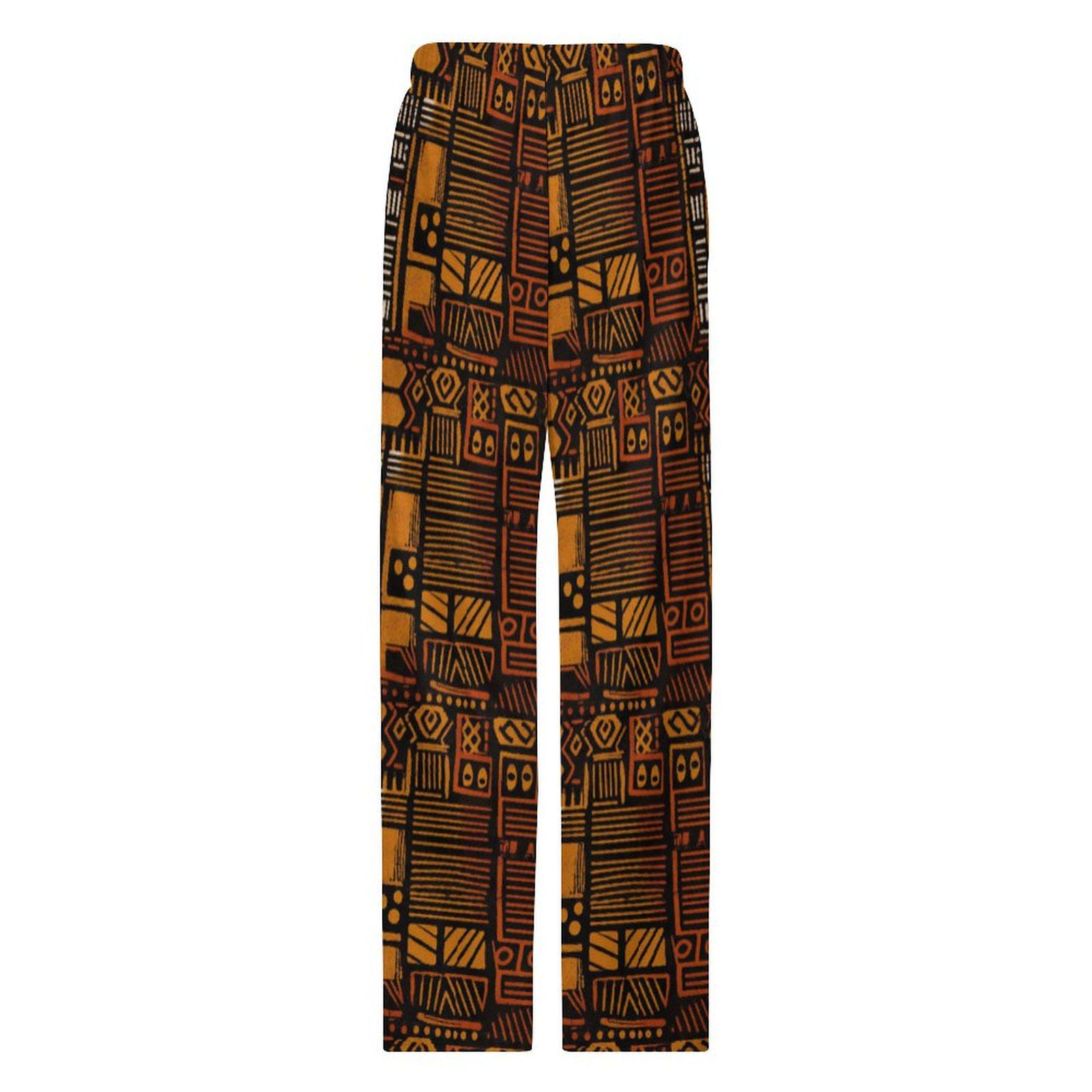 170gsm Faux Cotton Men's Pajamas Pants LM071 (All-Over Printing) - Pants - KumbatiaKulture