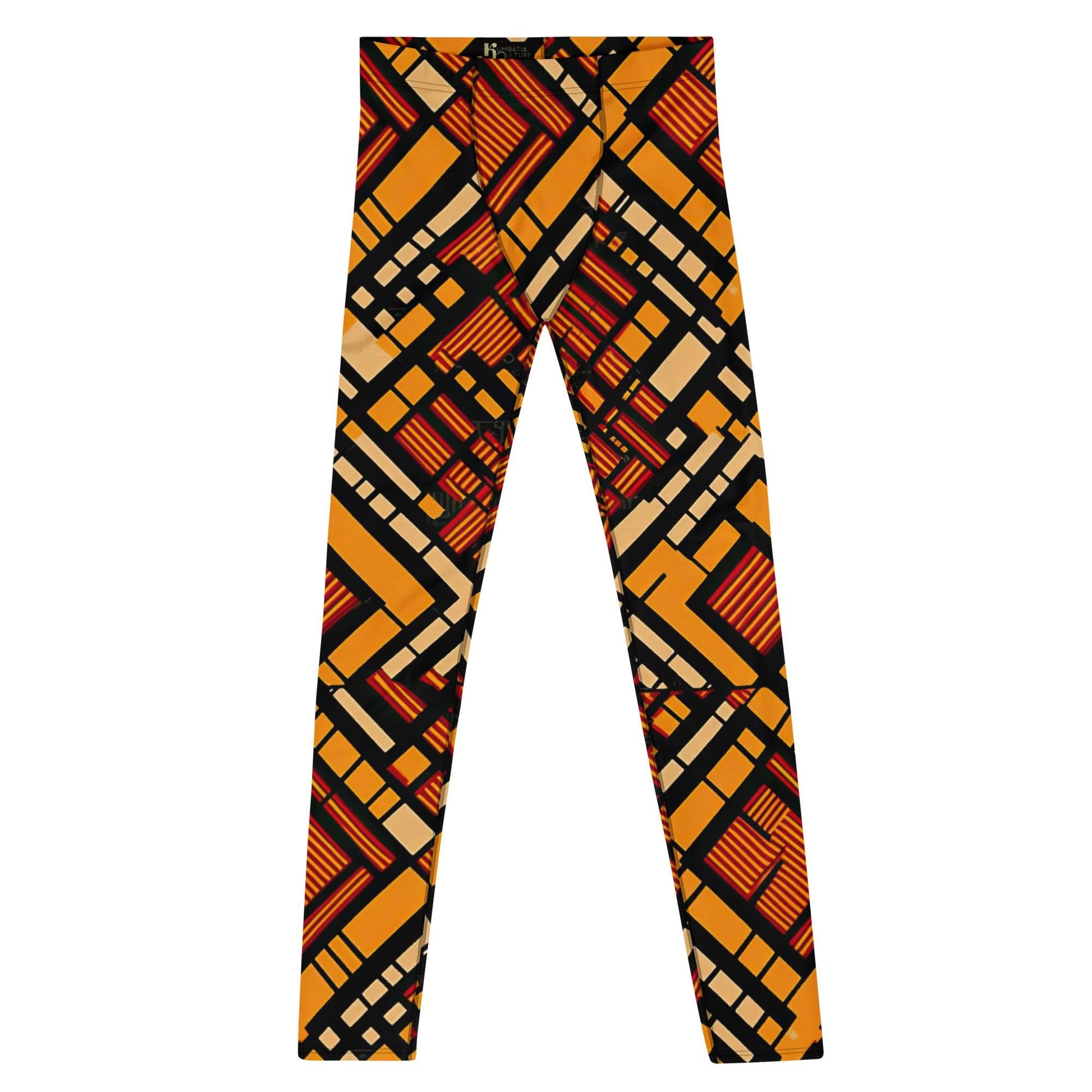 Warm up - Men&#39;s - Leggings - African - Mud Cloth Pattern