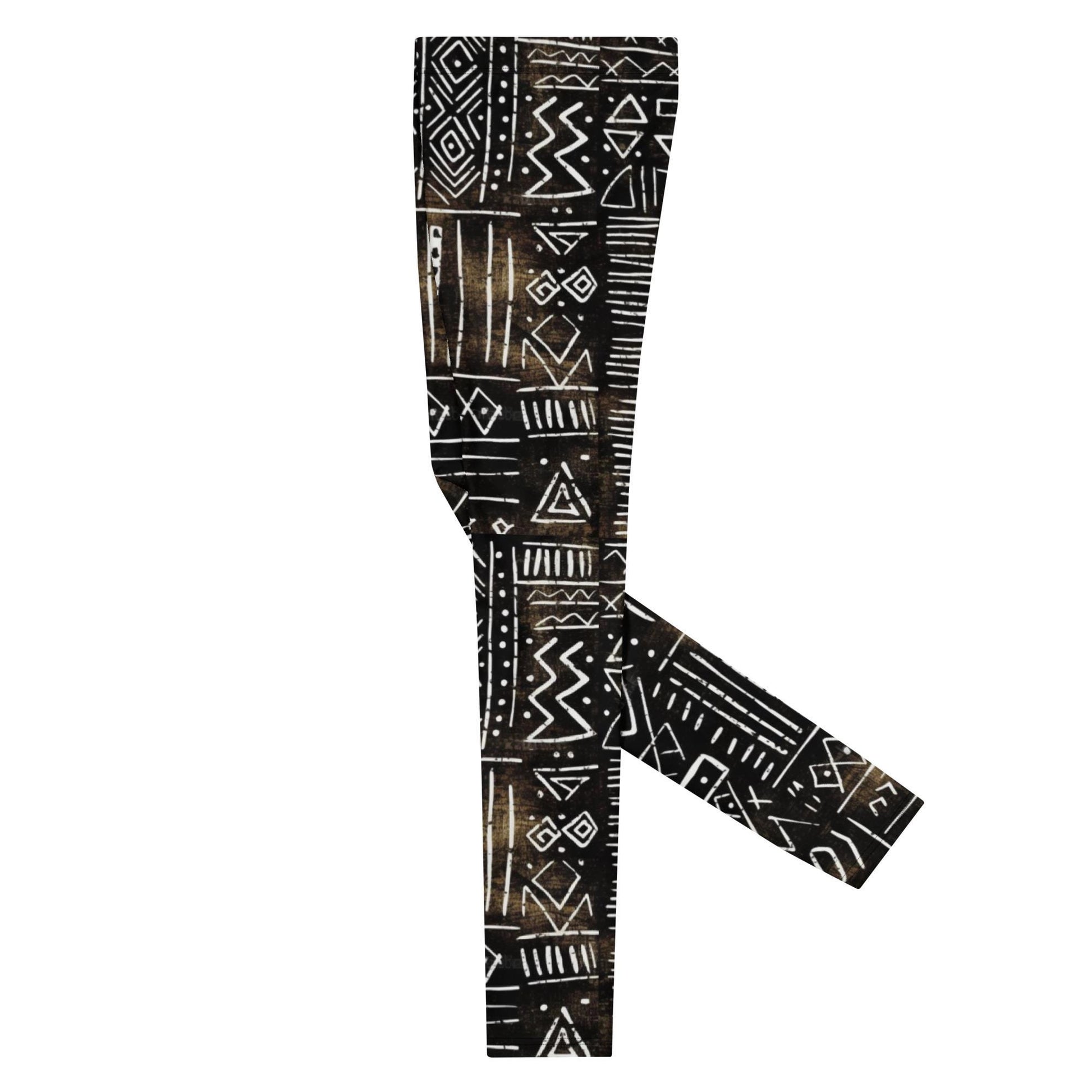 Black Earth - Men&#39;s Leggings - African - Tribal Pattern