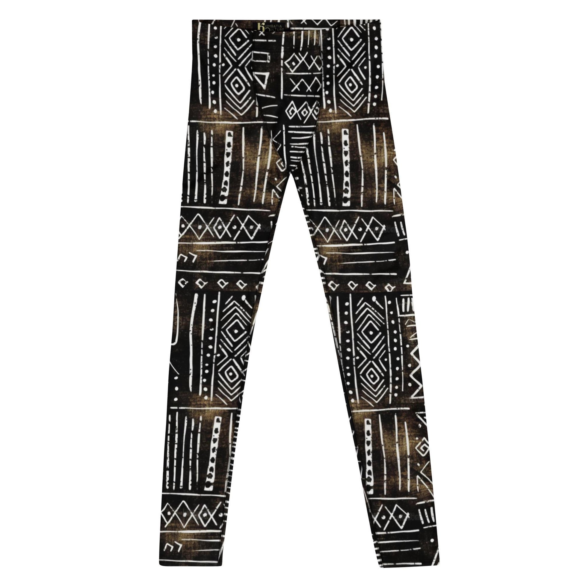 Black Earth - Men&#39;s Leggings - African - Tribal Pattern