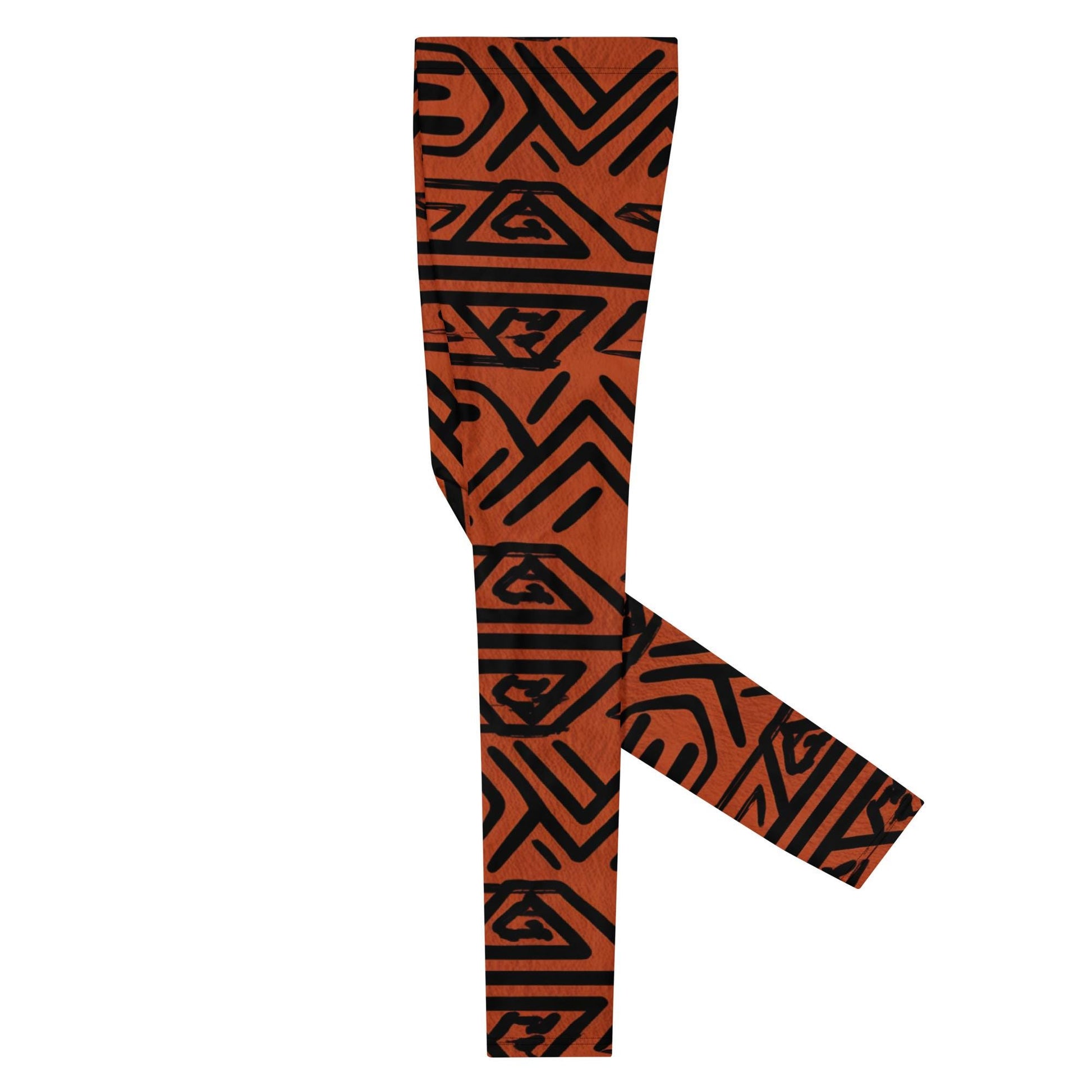 Cayenne - Men&#39;s Leggings - African Mud cloth pattern