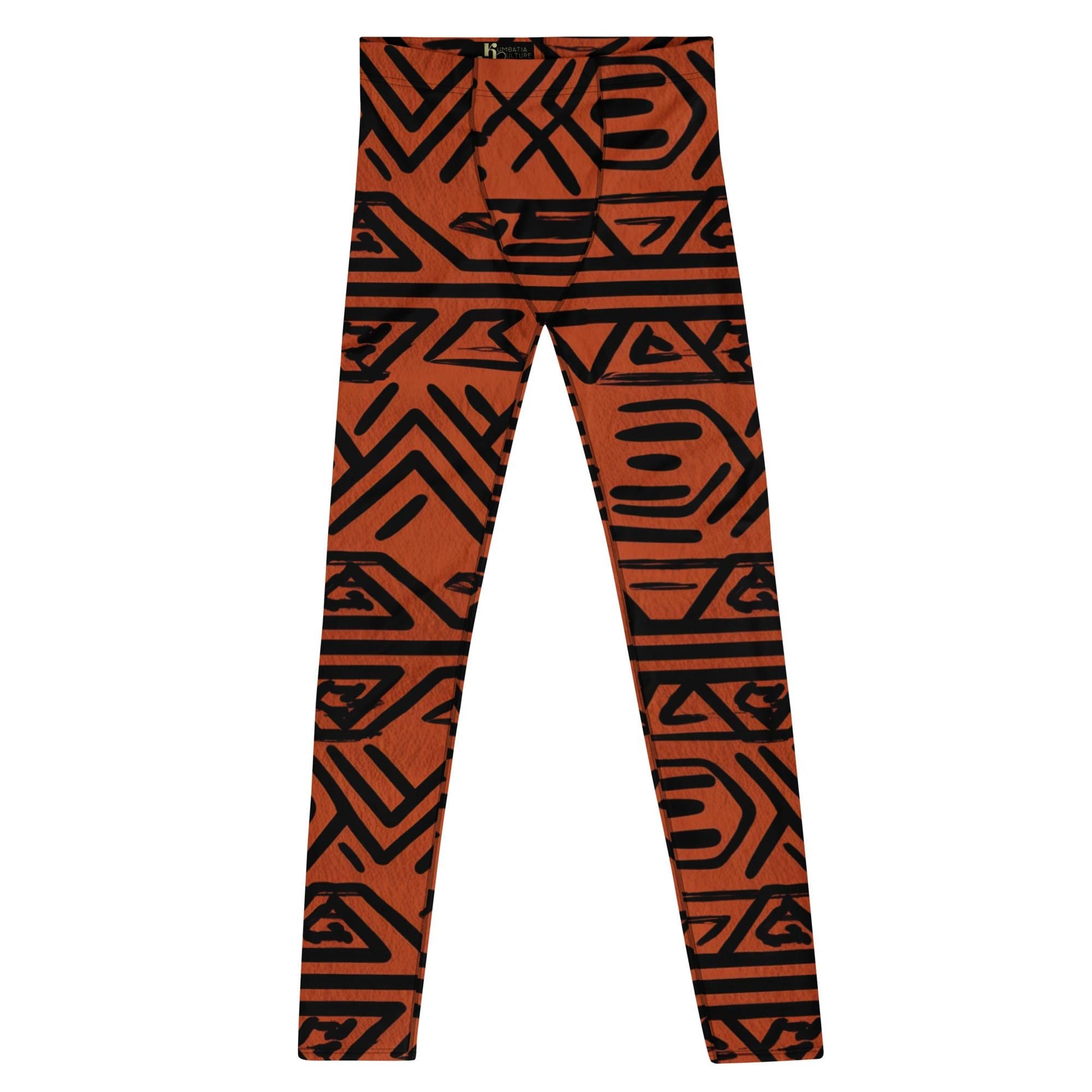 Cayenne - Men&#39;s Leggings - African Mud cloth pattern