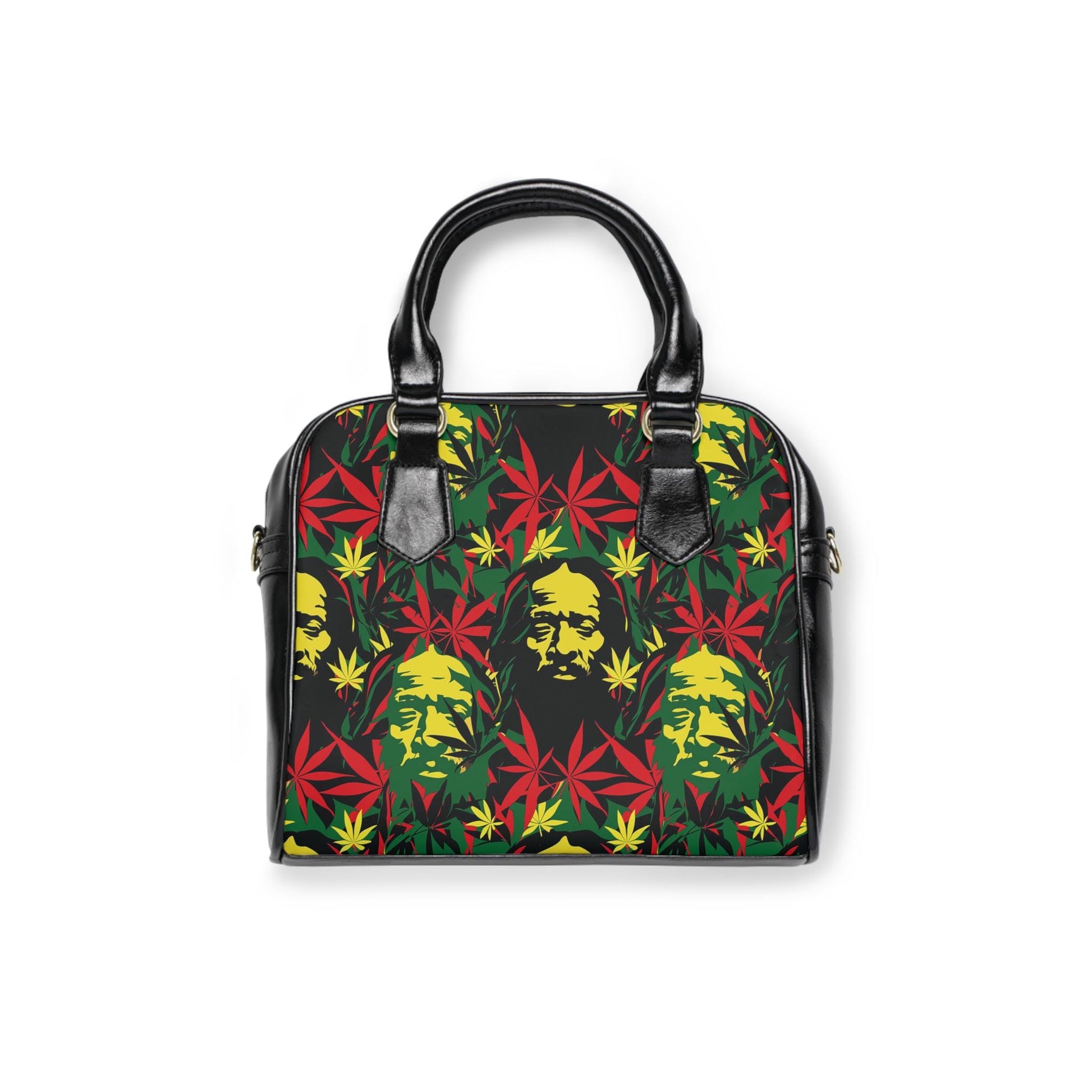 Sage - Womens - Shoulder Handbag - Jamaican - Rastafarian pattern - Shoulder Bags - KumbatiaKulture