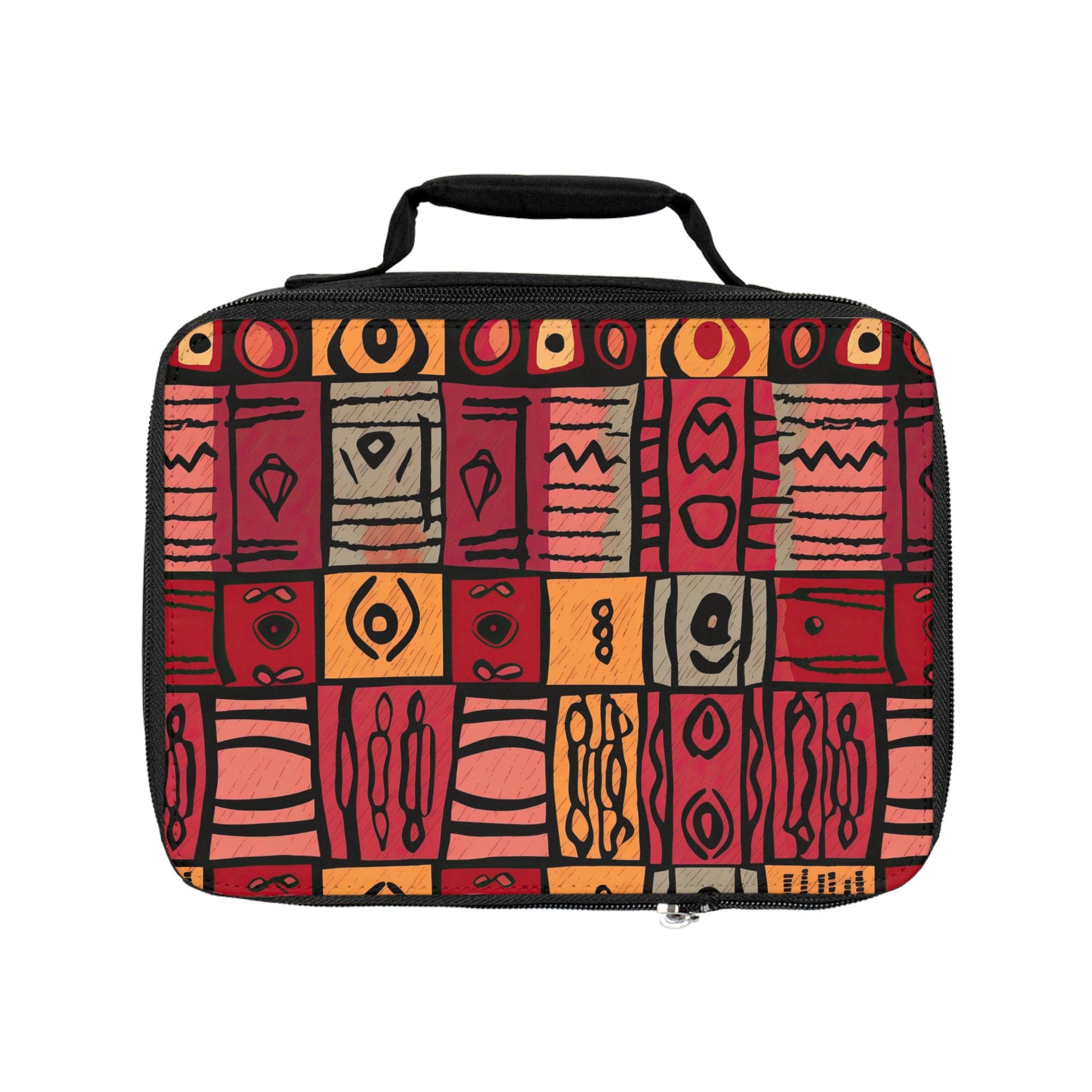 Living Color - Womens - Insulated Lunch Bag - African - Ankara Pattern - Lunch Bags & Boxes - KumbatiaKulture