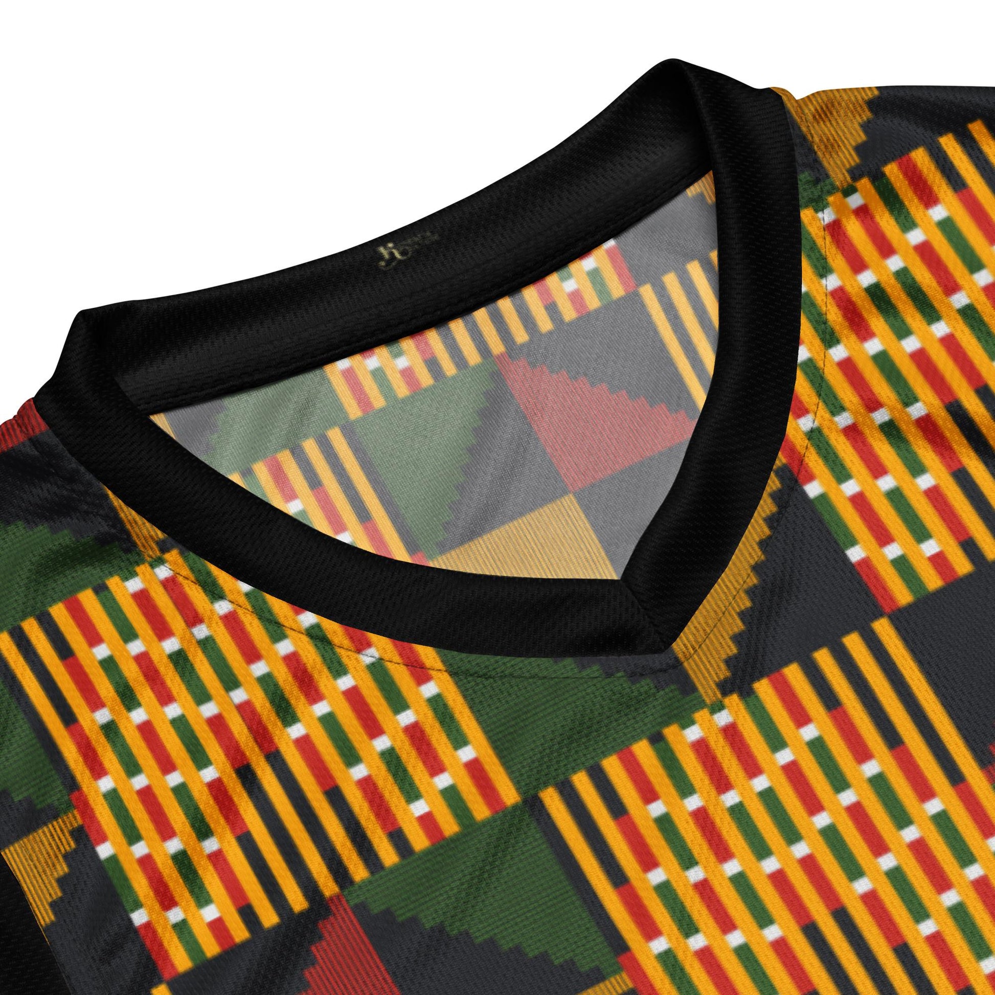 Pyramid - Mens - Basketball Jersey - African - Kente Pattern - Sports & Fitness - KumbatiaKulture